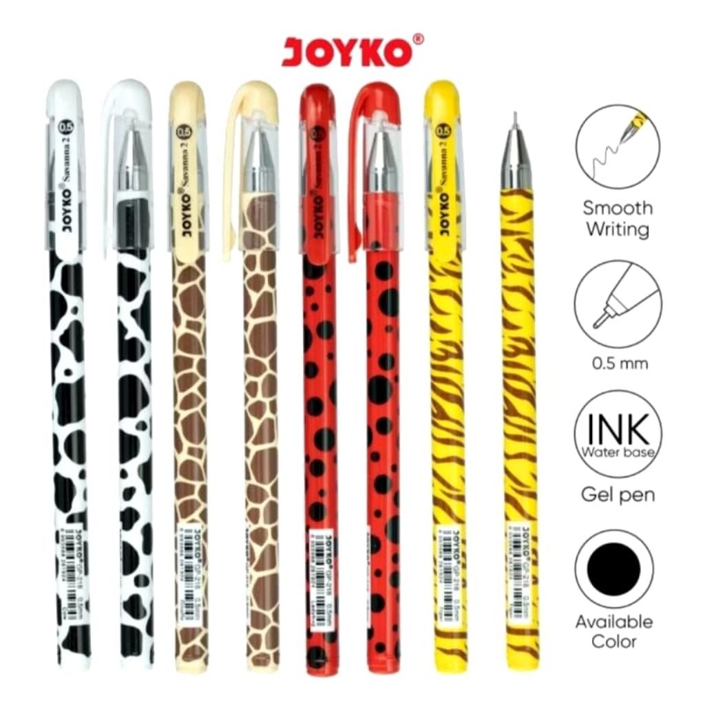 

Bolpen / Pulpen / Gel Pena JOYKO GP-218 Savana 2 0.5mm