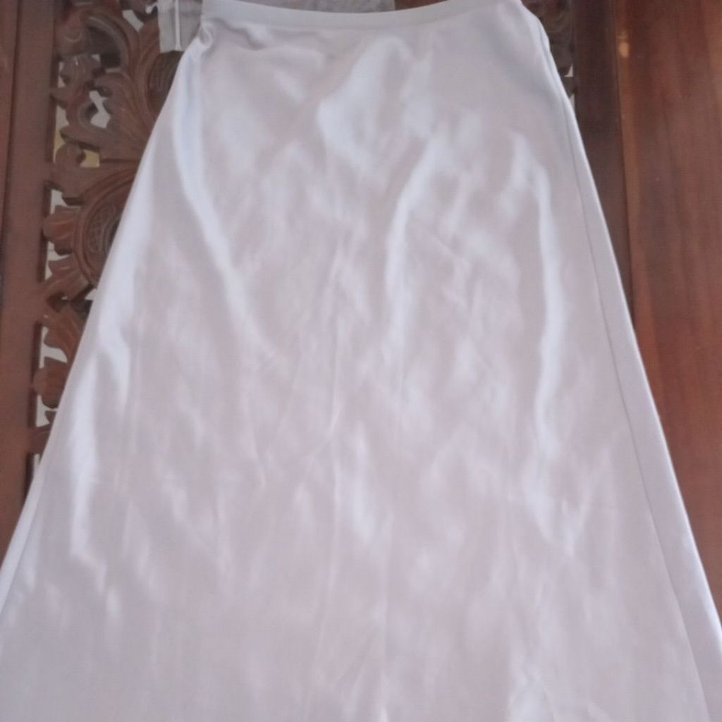 New rok satin uniqlo light gray