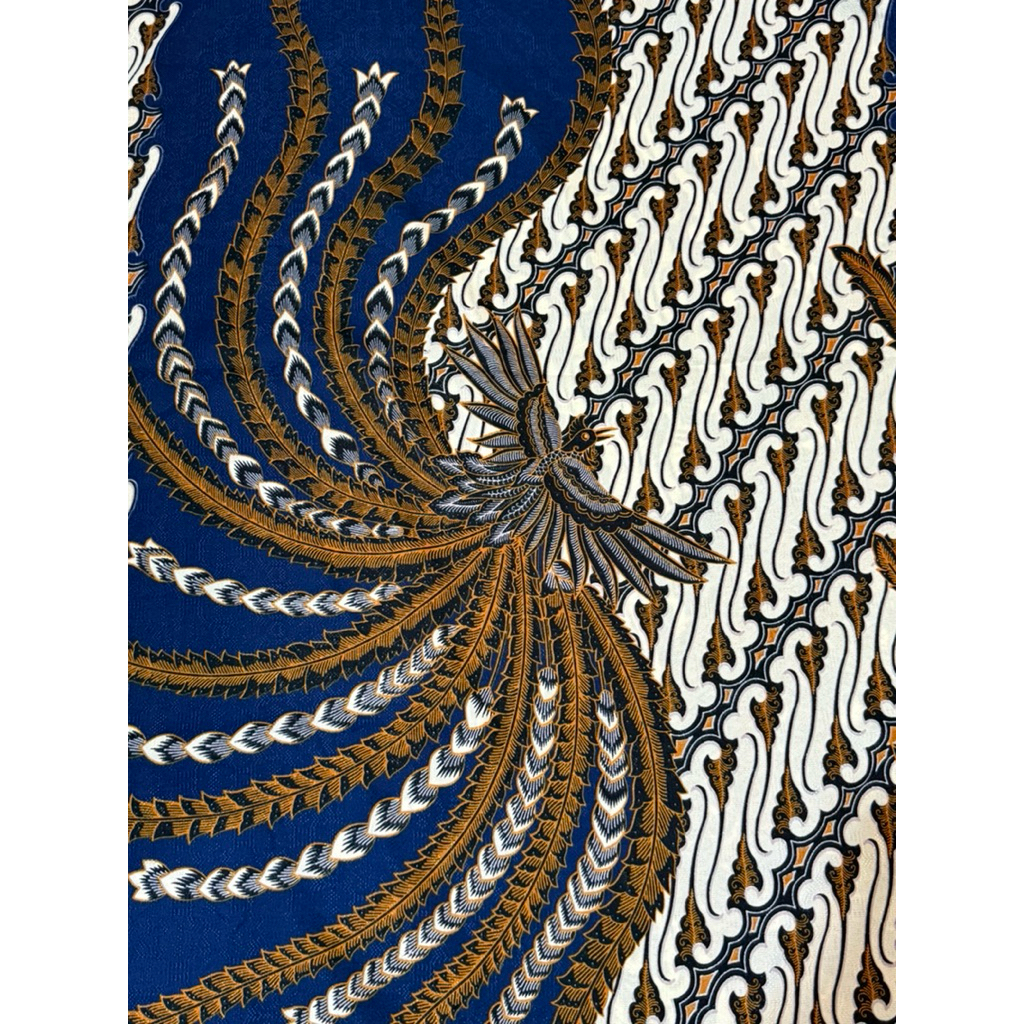Kain batik dobby motif burung