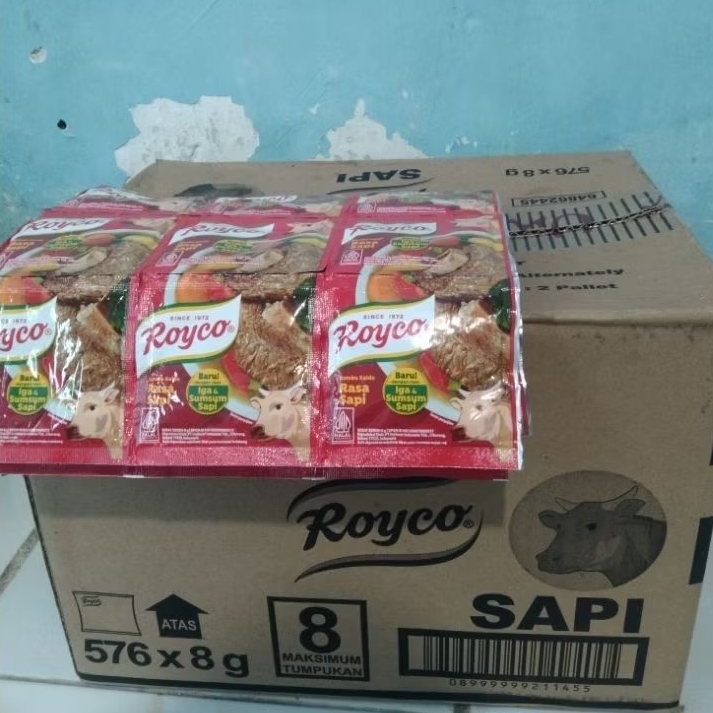 

[1Karton] Royco kaldu penyedap rasa ayam dan sapi