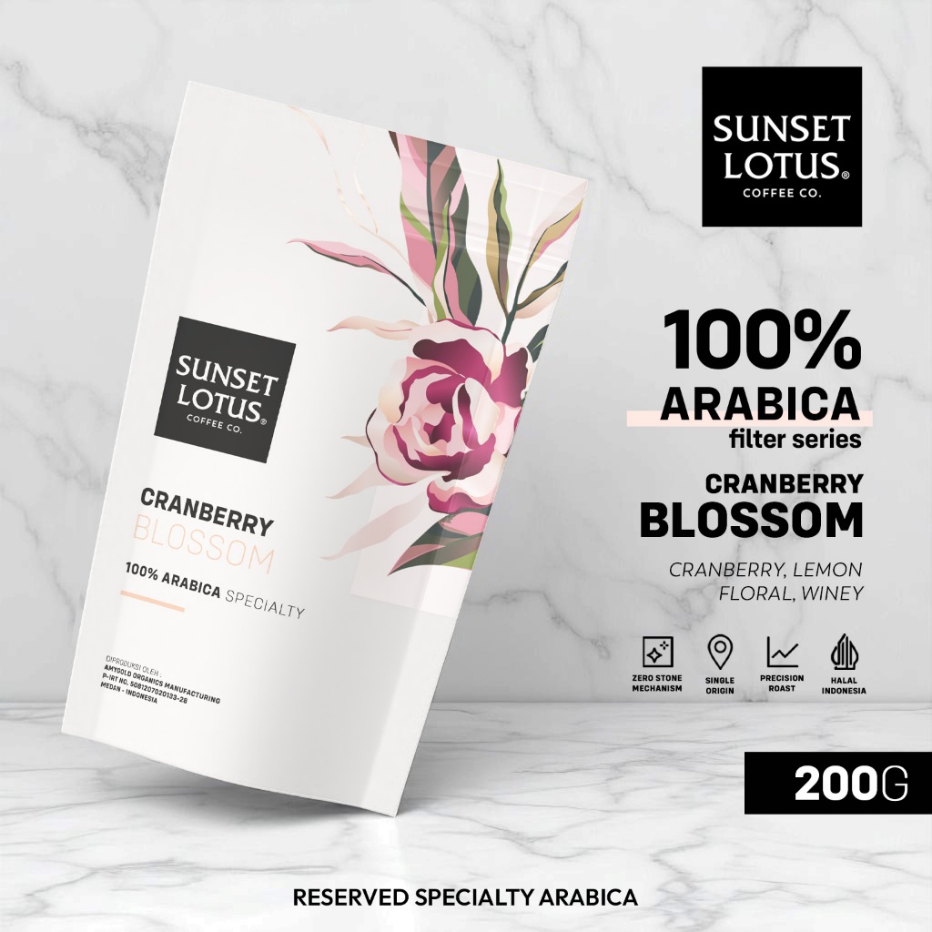 

Sunset Lotus Cranberry Blossom Arabica 200g