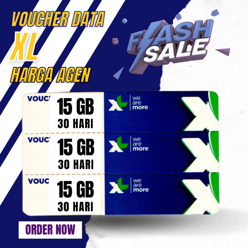Voucher Data XL 15 GB 30 Hari