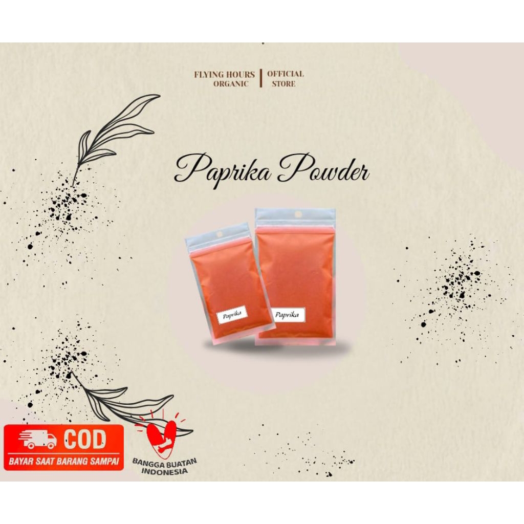 

Bubuk Paprika Murni/ Paprika Powder Organic Tanpa Campuran Premium Quality 100% Asli