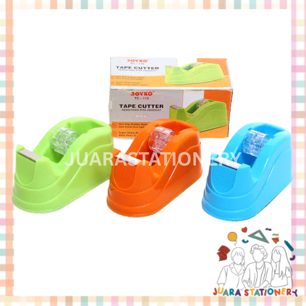 

(1448) JUARASTATIONERY Tape Dispenser Joyko TC-115 / Tape Cutter Isolasi Kecil 12 mm