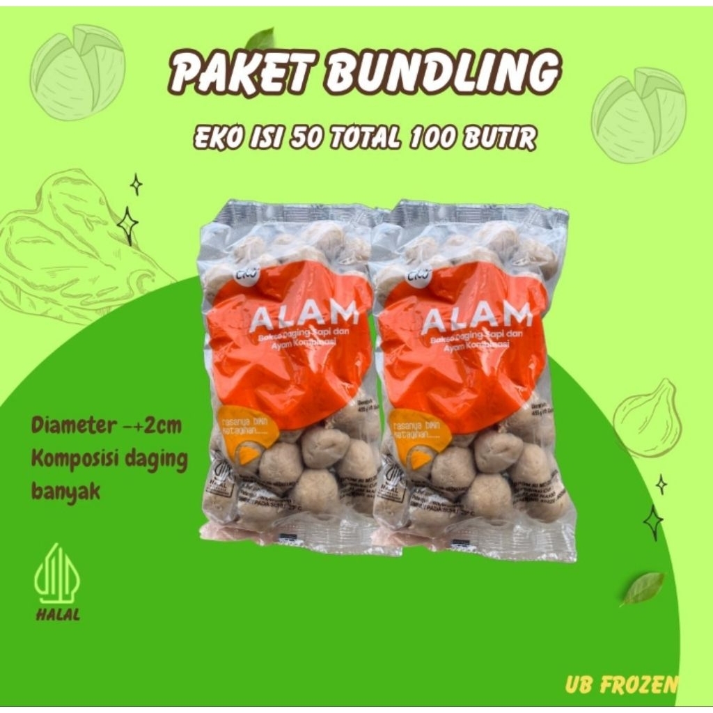 

Paket Bundling Baso Alam Super EKO50 (dapat 2bks)