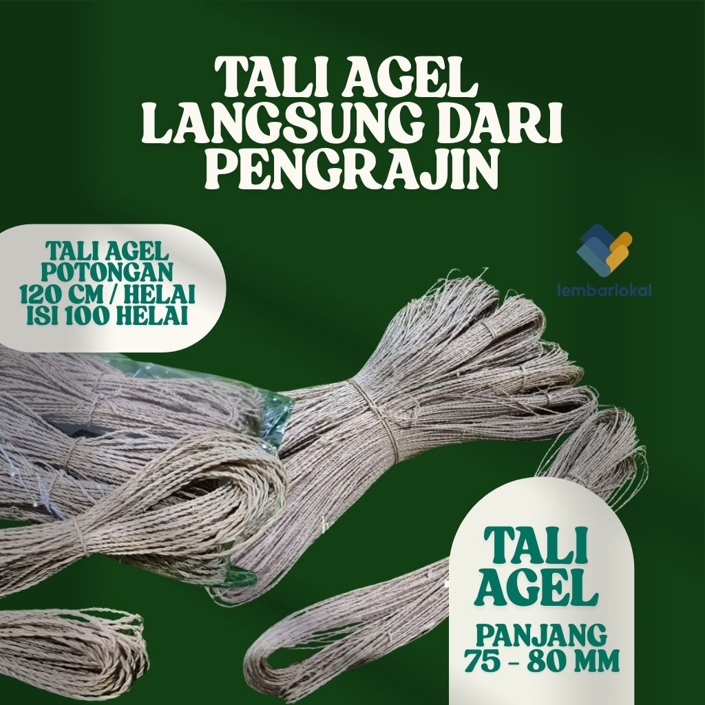 

Tali Agel Semarangan | Tali Rami Multifungsi | Tali Agel Rustic