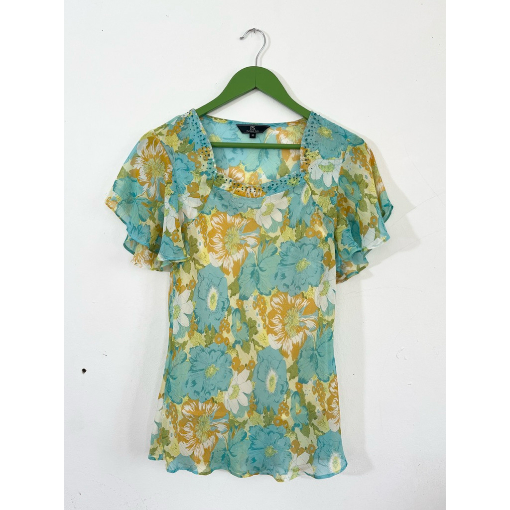 PS Chiffon Blouse Floral + inner