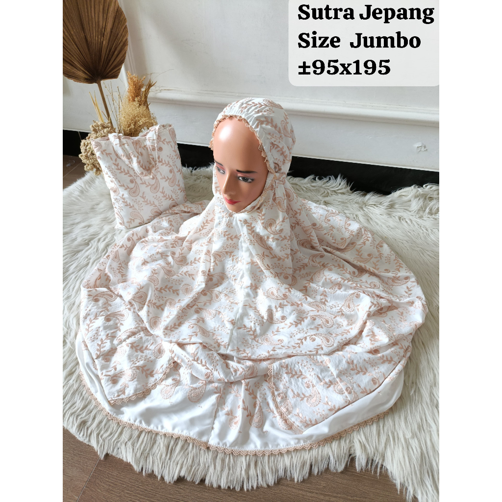 Mukena SUTRA JEPANG Terusan