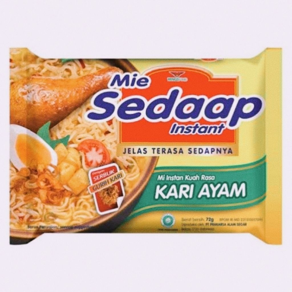

Mie sedaap rasa kari ayam