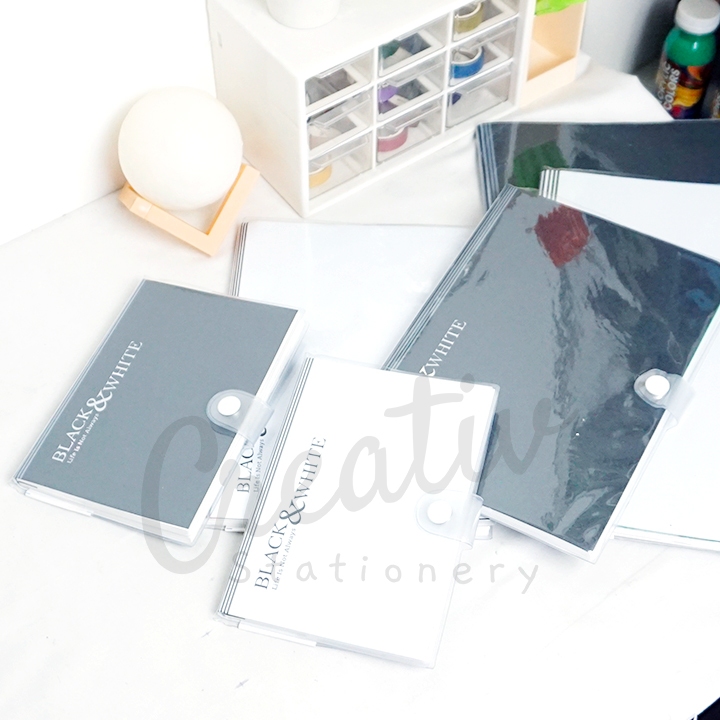 

Oxford CC Black and White Journal Note A5 A6 B5 Notebook Kancing