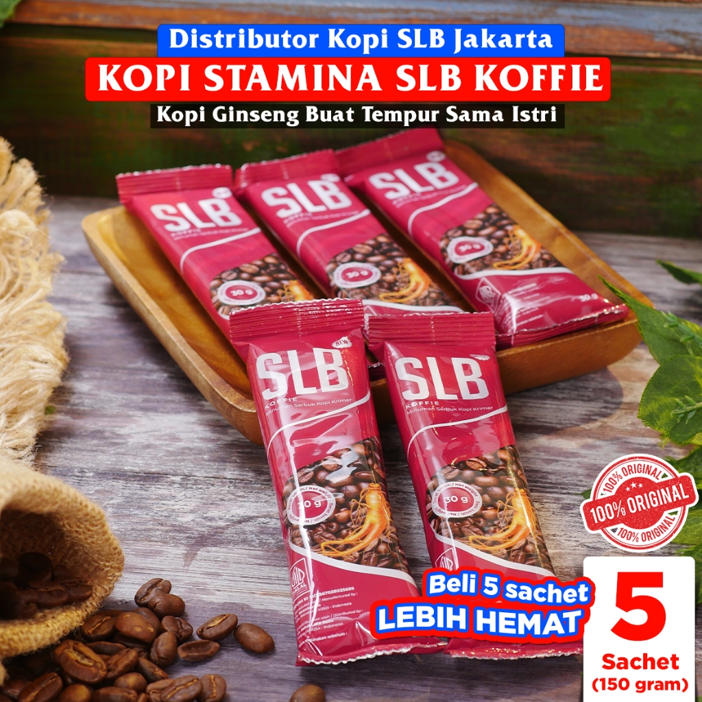 SLB Kopi Stamina Original | New SLB Koffie isi 5 Sachet