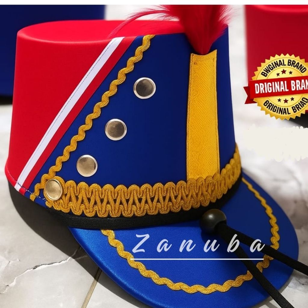 Topi Drumband bisa request model (tk,sd ,smp dan sma) ZANUBA