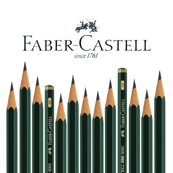 

FABER CASTELL Pencil Kayu | Pensil Komputer Pencil Ujian 2B/HB/3B/4B/5B/6B/7B/F/H Castell 9000 - BlessingmaskOfficial ATK