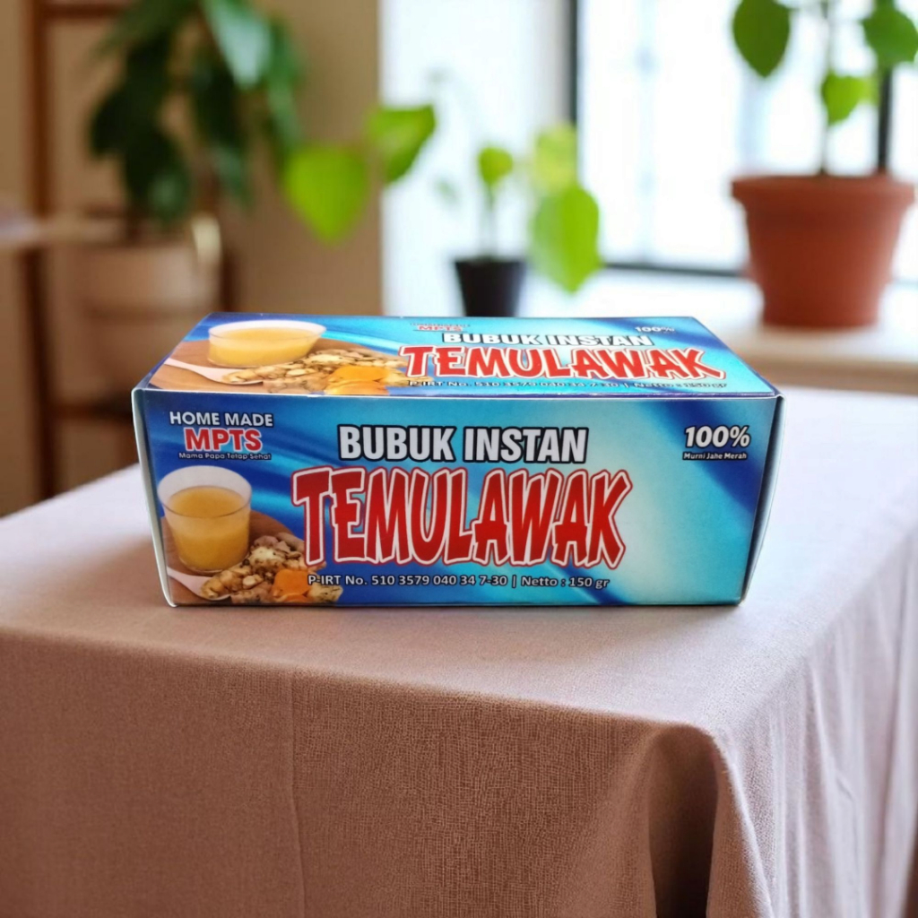 

Bubuk Minuman Instan Temulawak 150gr Sehat Alami Tanpa Ampas