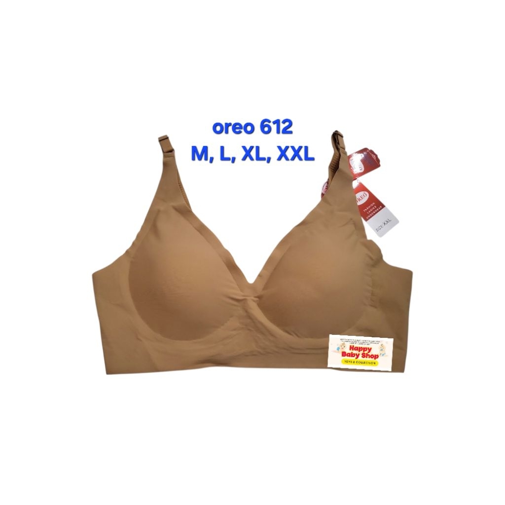 BH Bra Wanita Oreo 612 warna krem