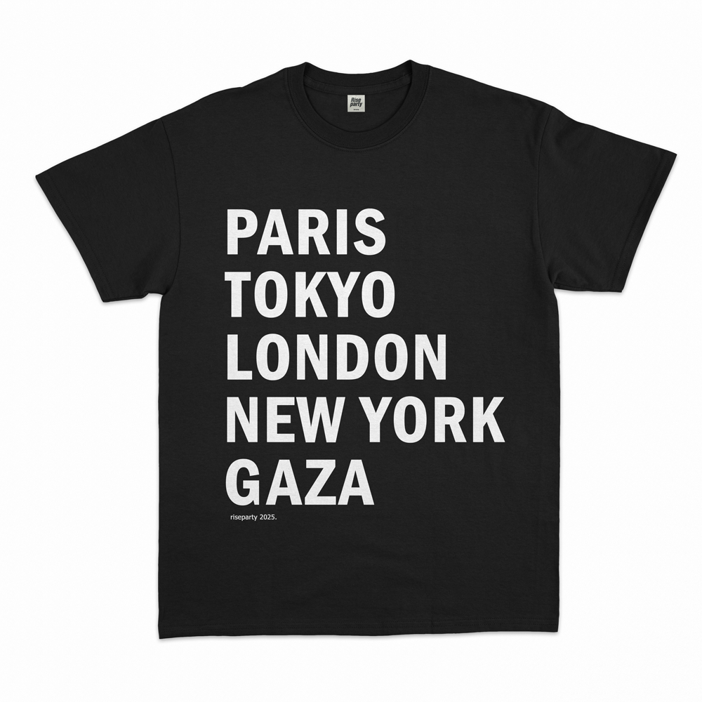 TSHIRT GAZA CITY Riseparty