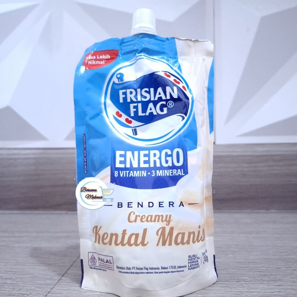 

Frisian Flag Energo susu kental manis bendera pouch