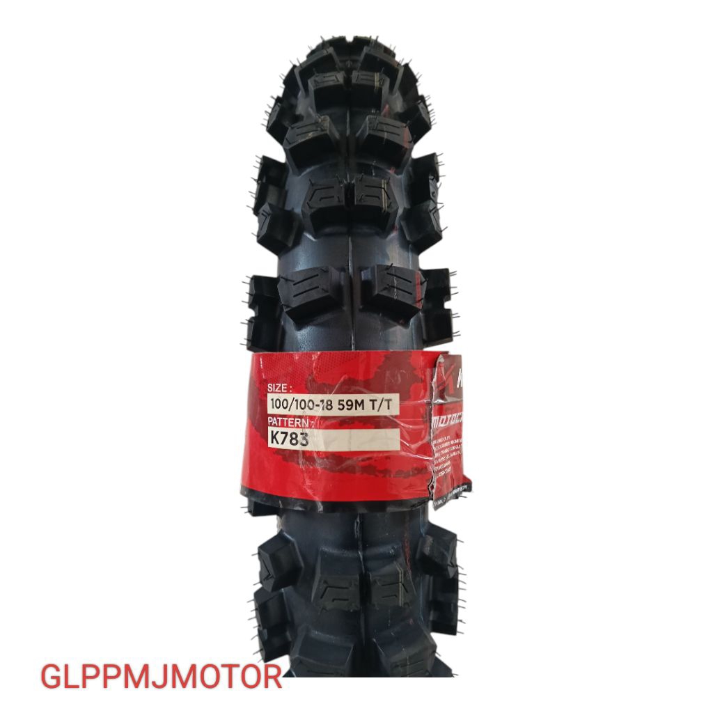 BAN TRAIL 100 100 RING 18 KENDA K783 KLX CRF BELAKANG Ban Kenda Trail 100/100-18 Ban Luar TRIALS Tri