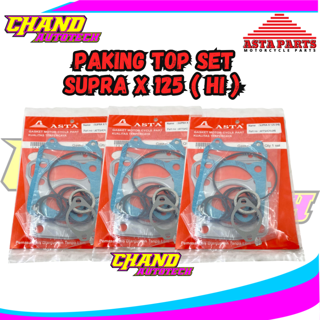 Paking Gasket Top Set Asta Original Supra x 125 ( Hi) Supra X 125 Injeksi
