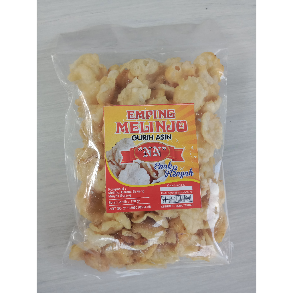 

Emping Melinjo Gurih Asin "NN