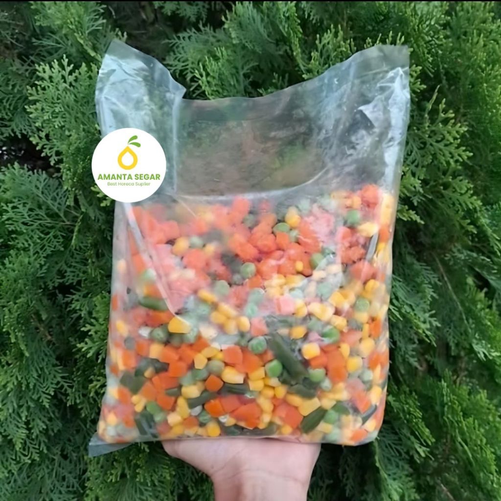 

Amanta Segar Bogor | Mix Vegetable Sayuran Mix Frozen 1kg Amanta Segar
