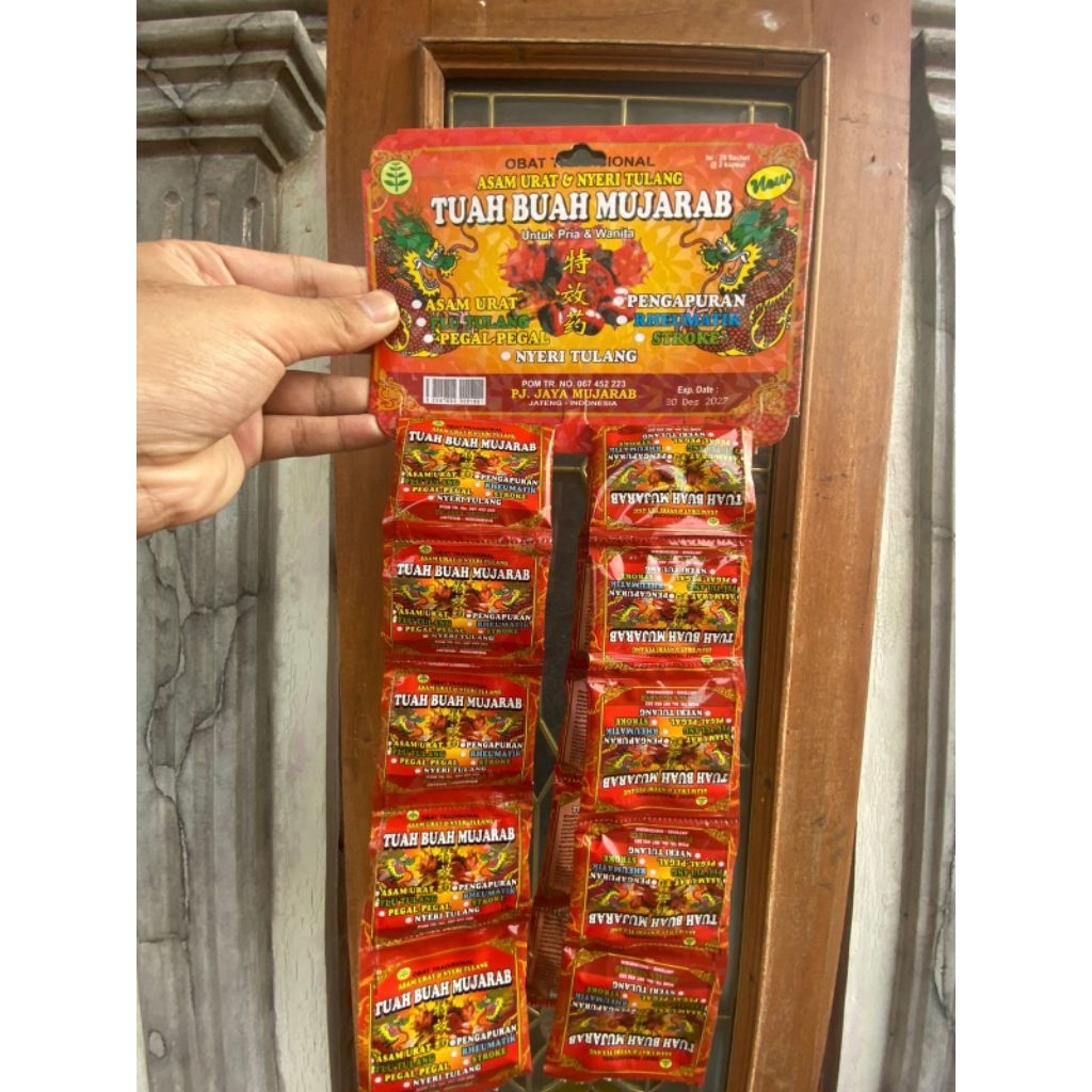 Kapsul Tuah Buah Mujarab Mengobati Asam Urat, Rematik, Flu Tulang, Pegal Linu