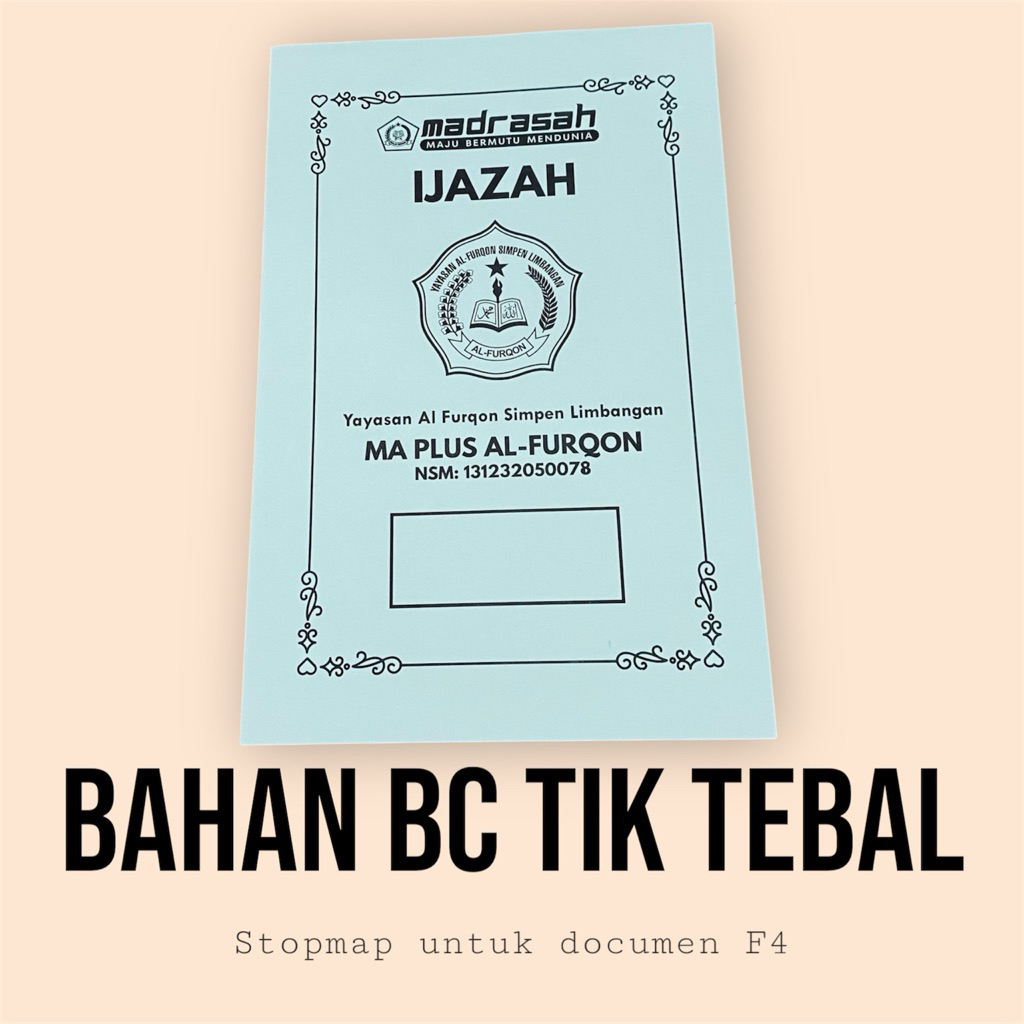 

Stopmap dokumen f4 Bahan BC tik tebal 100pcs