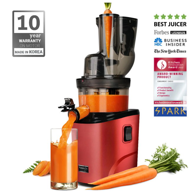 KUVINGS Whole Slow Juicer REVO830 Matt Dark Red