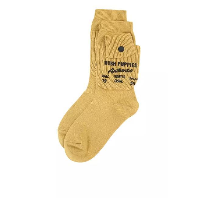 Hush Puppies Kaos Kaki Wh Hike L Qua Sock Mustard