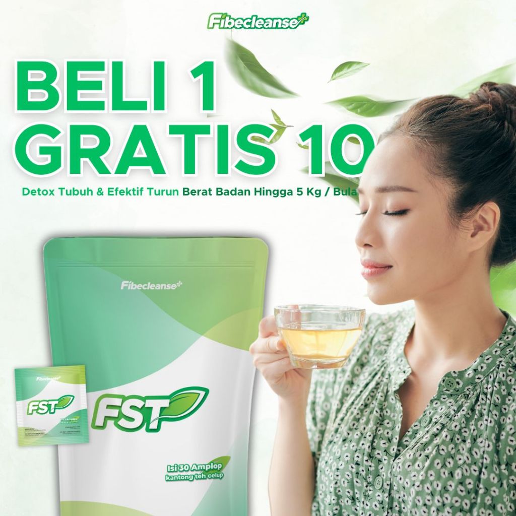 

Beli 1 Gratis 10 Fibecleanse Slimming Tea (FST) | Beli 1 Gratis 10 Amplop Teh Hijau Diet