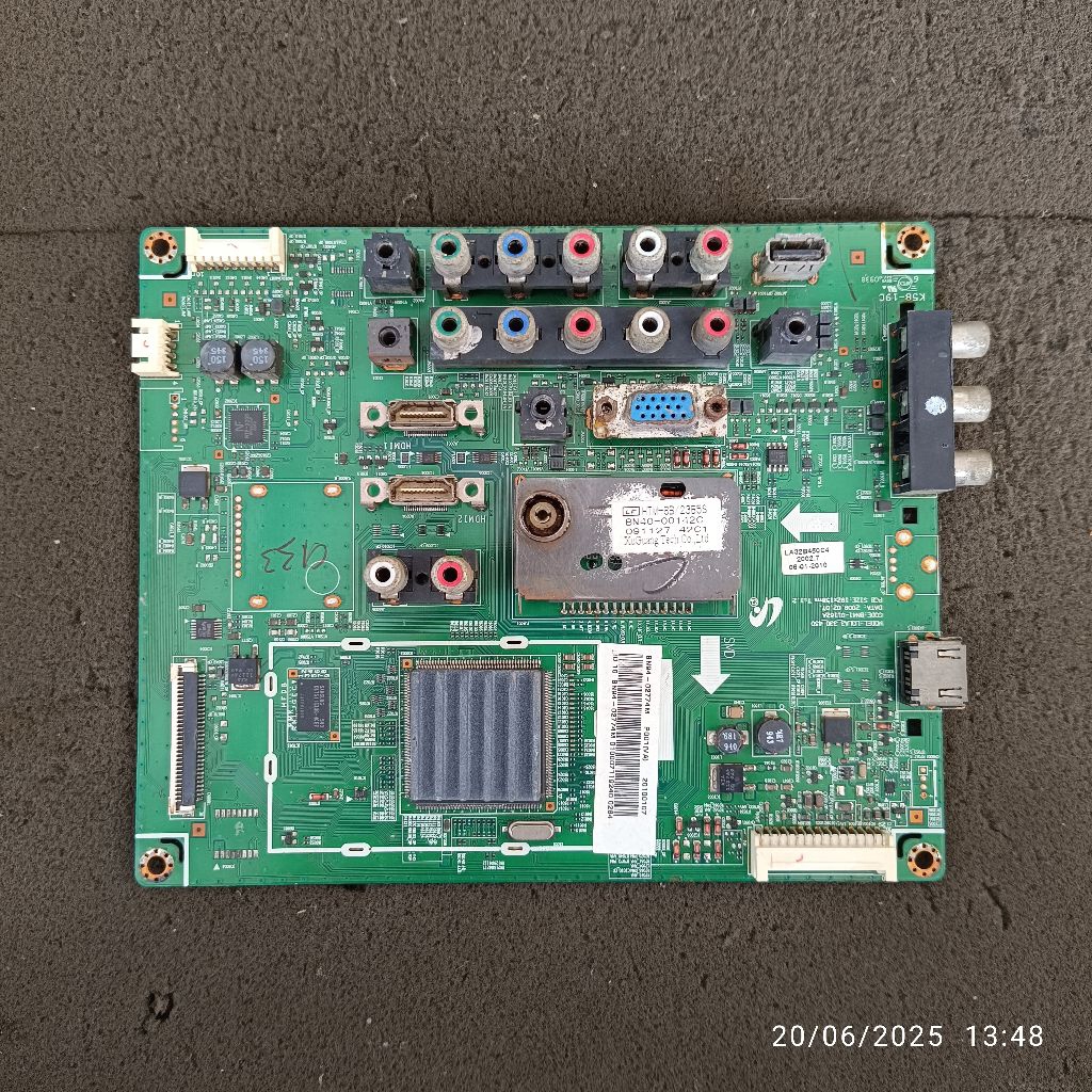 mb mobo Mainboard asli cabutan led tv samsung LA32B450C4 LA32B450C4XXD original copotan