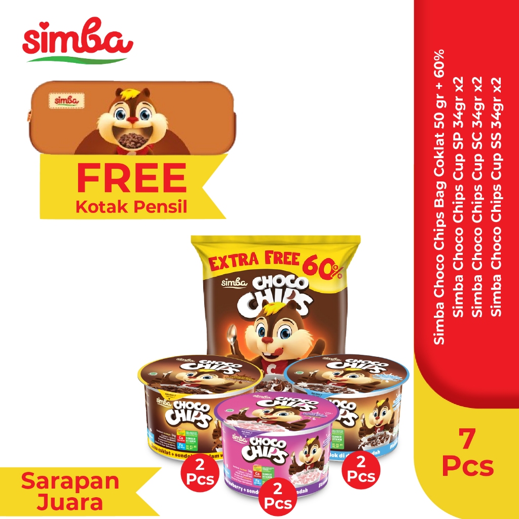 

Simba Sarapan Juara - Paket Back To School 2 Free Kotak Pensil