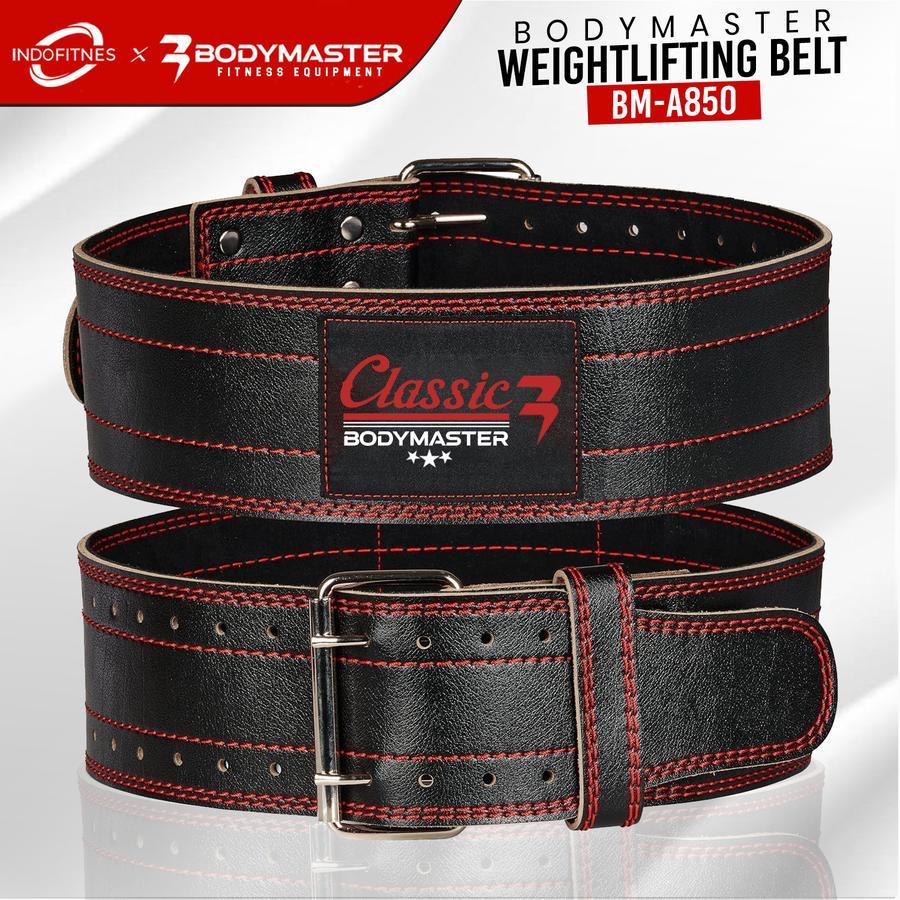 BODYMASTER Gym Belt BM-WB850 Classic Style Prong Weightlifting Belt Fitness Belt Squat Bench Deadlif