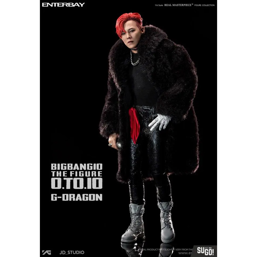 SEALED RARE BIGBANG Enterbay x JD Studio Action Figure BIG BANG GD GDragon G-Dragon Kwon Jiyong T.O.