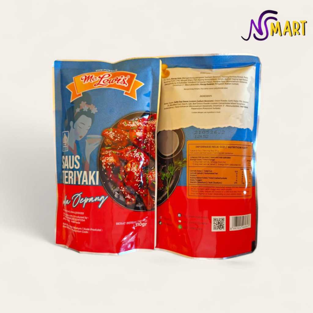 

Mc Lewis Saus Teriyaki ala Jepang 310gr