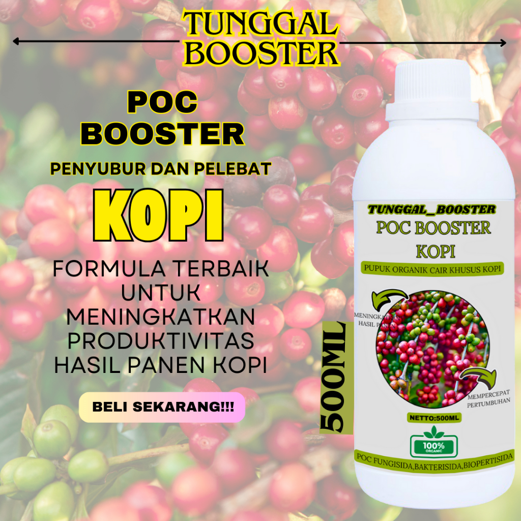 Pupuk Organik Cair Tanaman Kopi/Pupuk Kopi Pelebat Buah / Pupuk Buah Kopi Lebat / Pupuk Booster Kopi