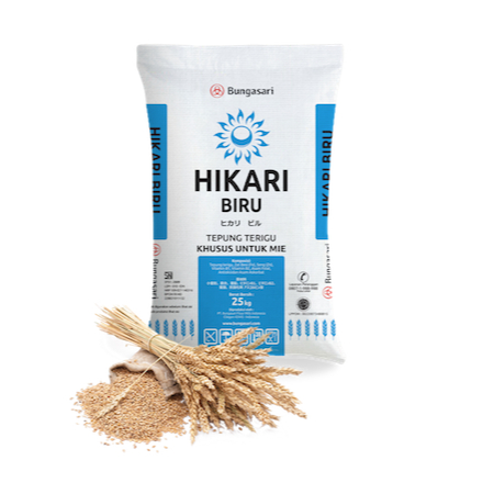 

Tepung Terigu Bungasari Hikari Biru @ 25 Kg - Tepung Terigu Khusus Untuk Mie