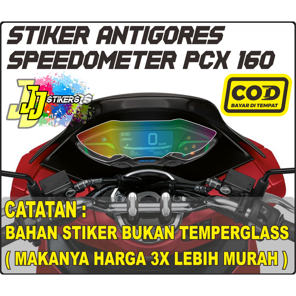 STIKER STICKER ANTI GORES SPEEDOMETER PELANGI MOTOR HONDA PCX 160cc