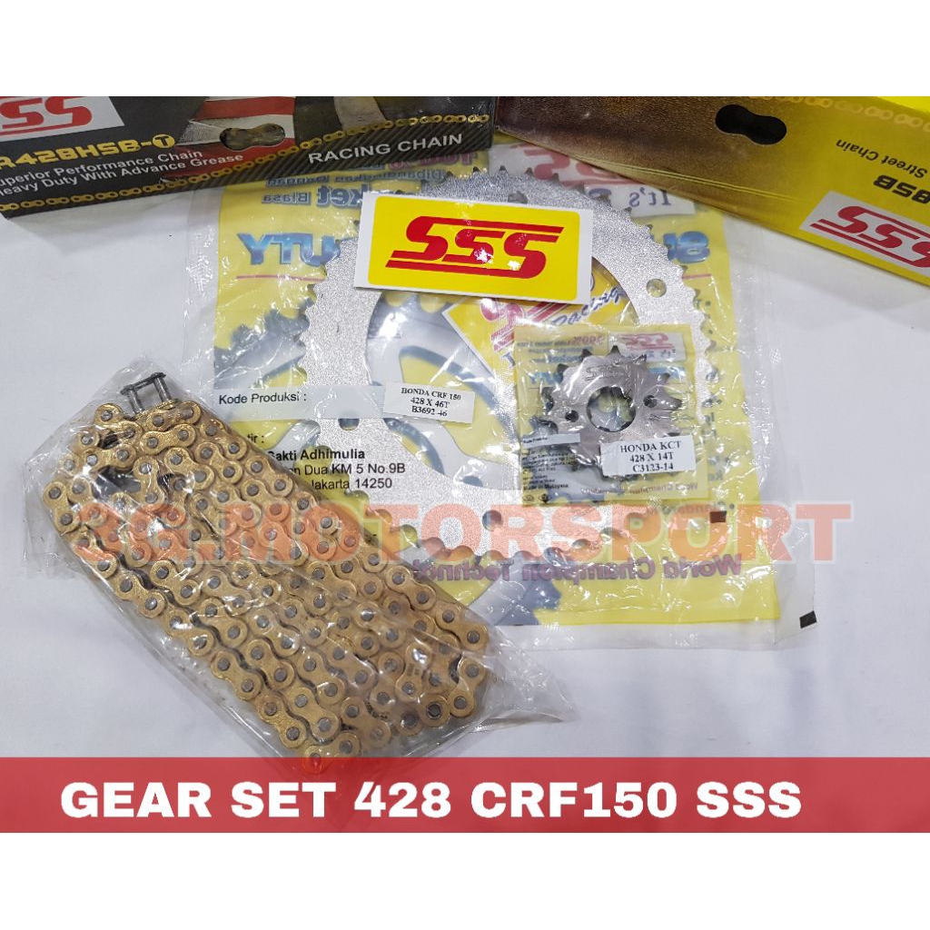GEAR SET SSS CRF150