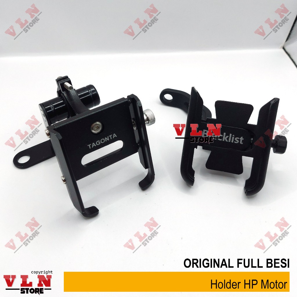 Holder Hp Sepeda Motor Tempat Hp Dudukan Hp Sepeda Motor ORIGINAL FULL BESI