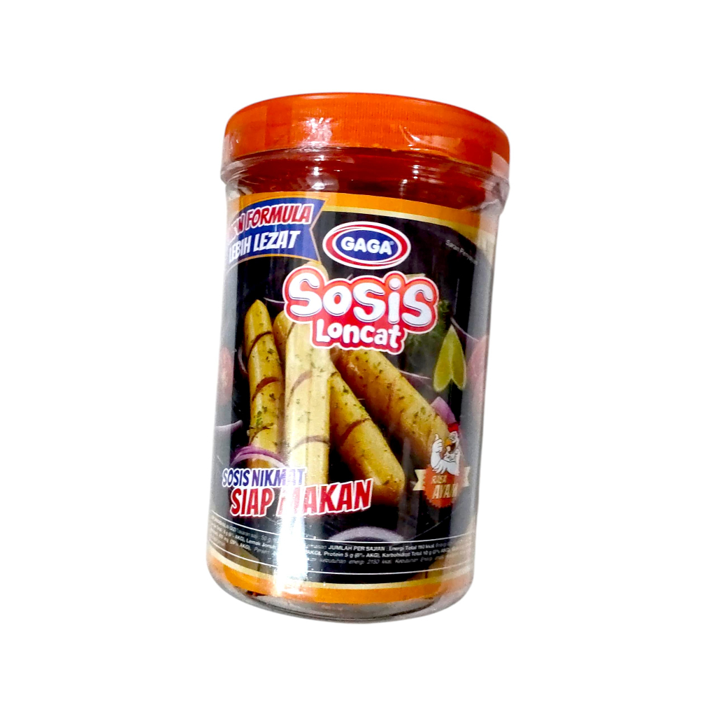 

Gaga Sossis Ayam 18gr - Ples Isi 24 Pcs - Sosis Siap Makan