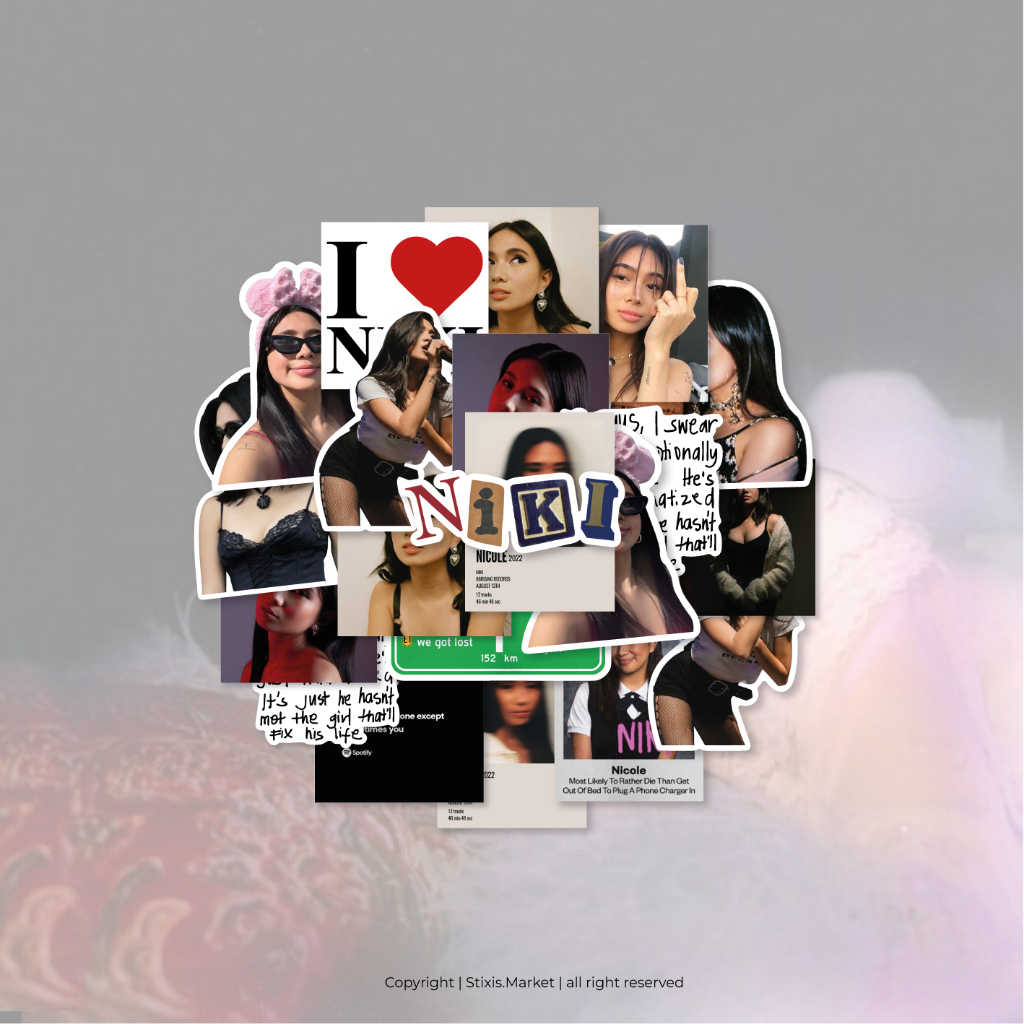 

[READY] STICKER PACK | NIKI 88RISING | 16 PCS | KISSCUT | WATERPROFF | STIXIS.MARKET
