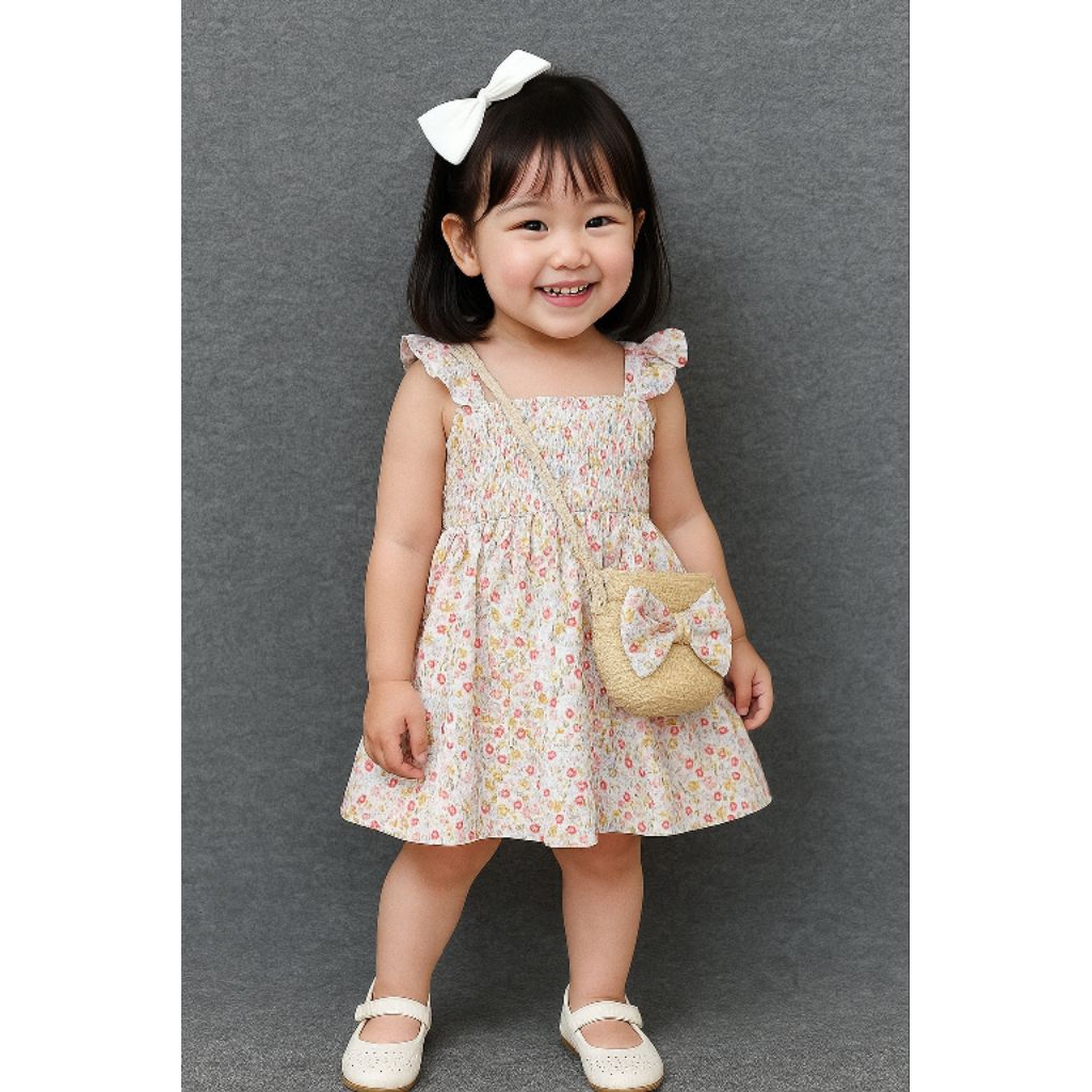 smoke dress bunga rnb