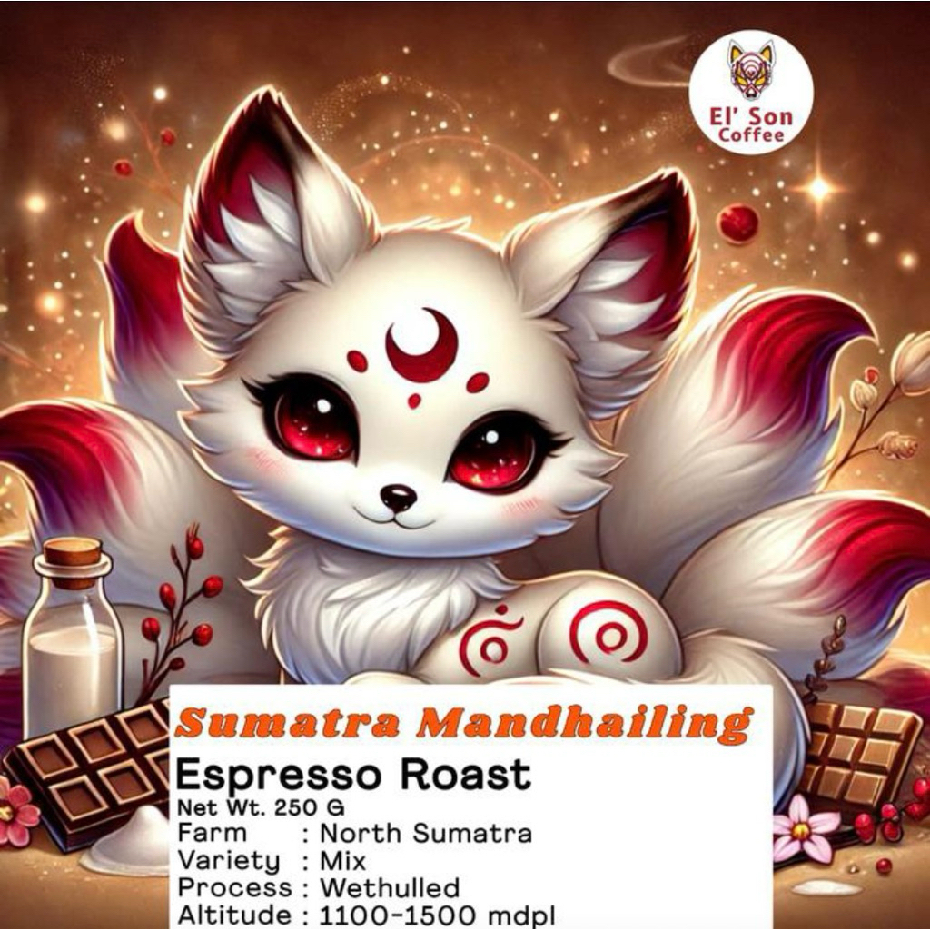 

Sumatra Mandhailing Espresso Roast -250 gram