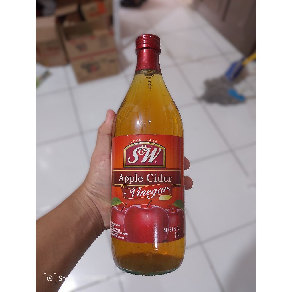 

SW | S&W Apple Cider Vinegar | Cuka Apel 1 liter Exp Januari 2029