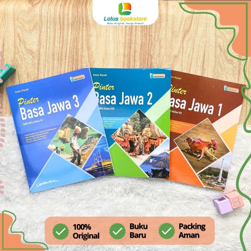 Pinter Bahasa Jawa Timur SMP Kelas 7 8 9 - Penerbit Yudhistira - Kurikulum Merdeka - Buku Original