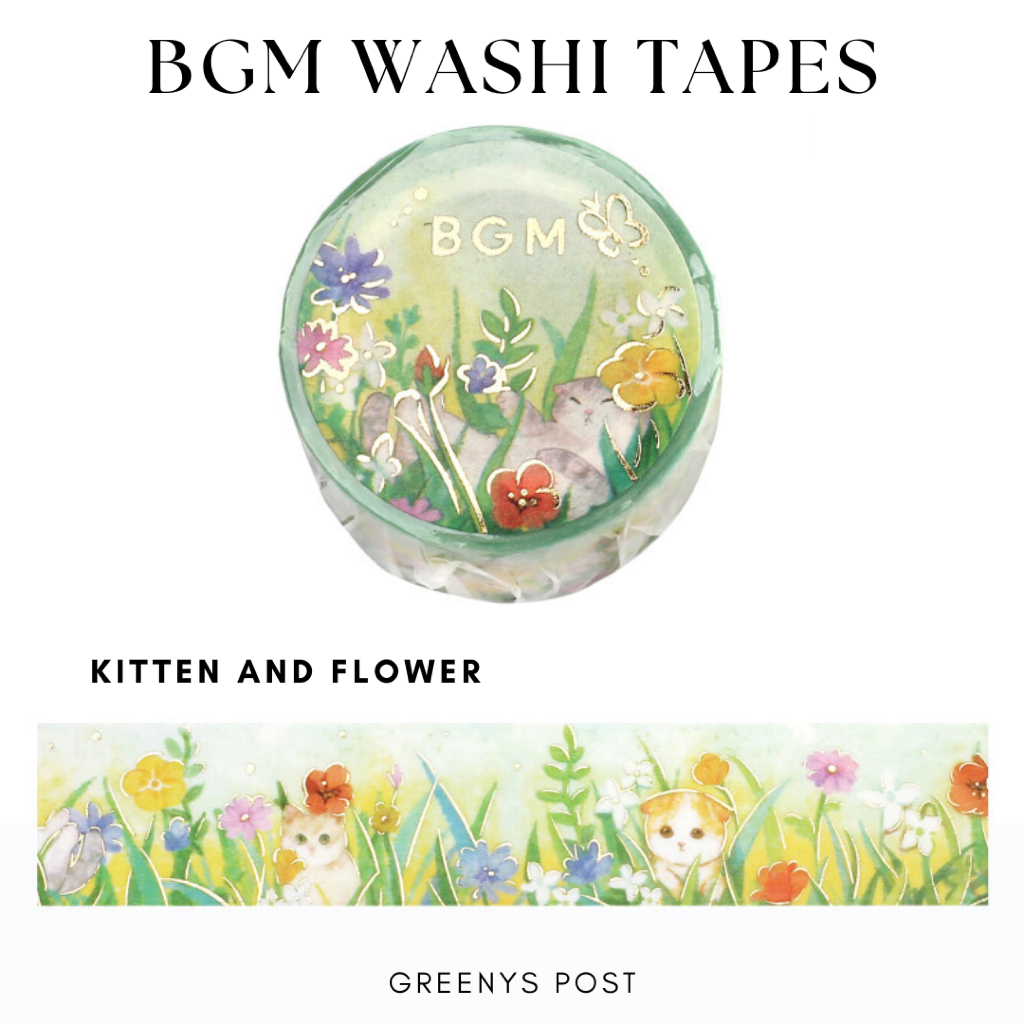 

BGM Washi Masking Tape Washi Tape Journal Decoration Aesthetic