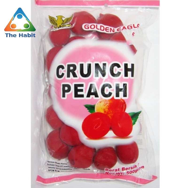 

(The Habit) Golden Eagle Crunch Peach / GE Manisan Buah Persik 500grm