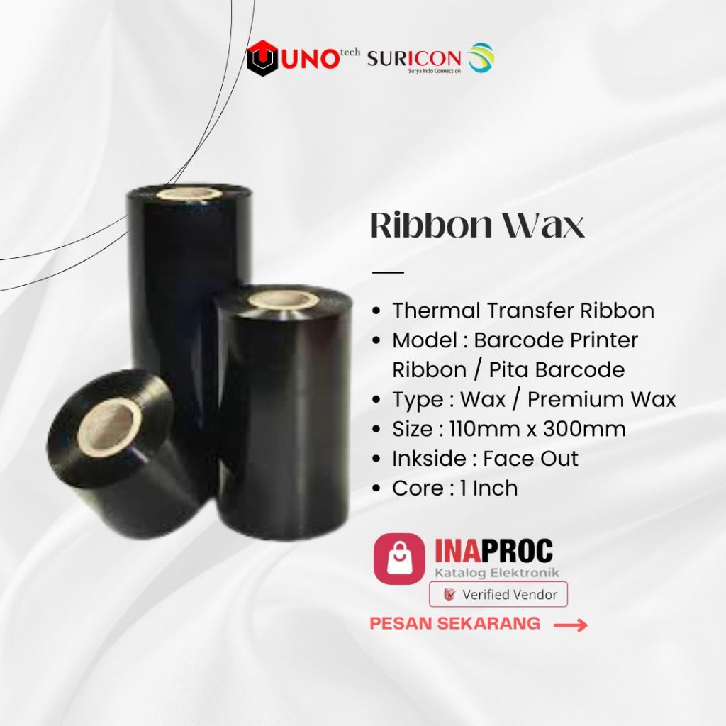 RIBBON WAX 110 X 300