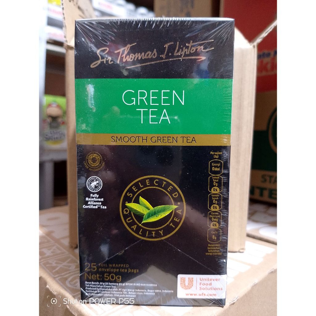 

Teh Lipton Sir Thomas Lipton Green Tea 50g
